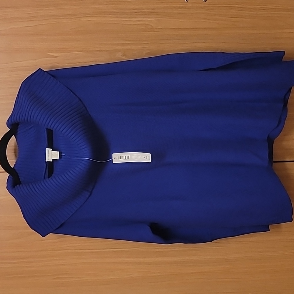 Chico's Purple Cowl Neck Sweater